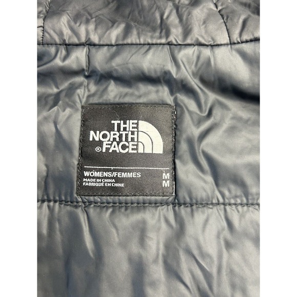 The North Face Women Fusestorm Dot Matrix Gray‎ Black Jacket With Hood Size M - Picture 14 of 14